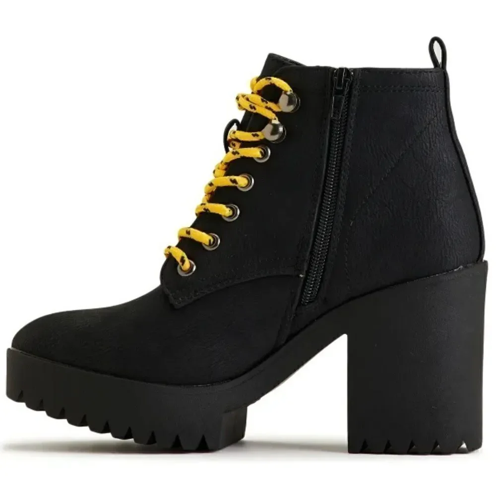 SEVEN7 Women's Flatiron Lug Sole Boots